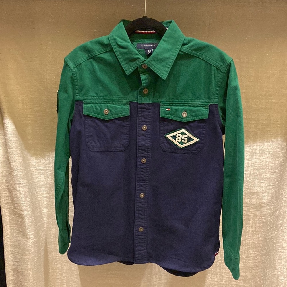 Boys, Tommy Hilfiger button up size 8–10